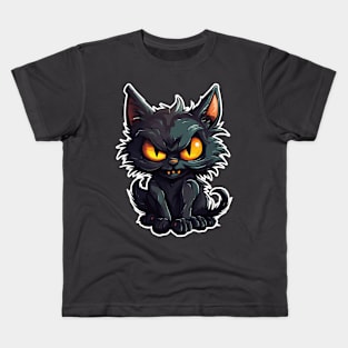 Baby Black Cat Kids T-Shirt